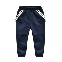 Boy sports pants spring and autumn boys Spring and Autumn new small childrens trousers boys Korean tide