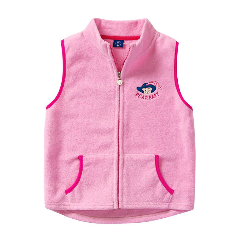 Thời trang trẻ em gấu áo vest trẻ em, vest cashmere, vest thời trang nữ, mùa thu và mùa đông, mặc mới, vest, thủy triều quần áo trẻ em