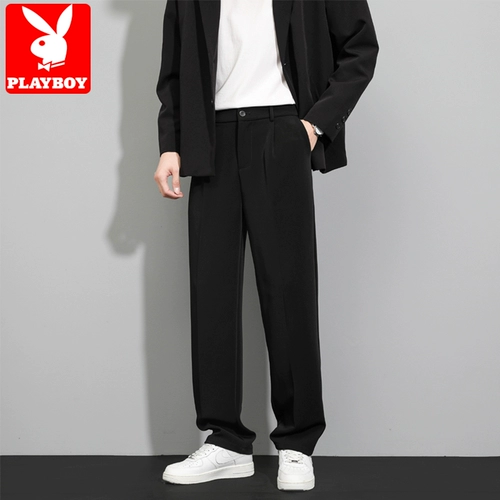 Playboy, летние тонкие шелковые штаны, трендовый костюм для отдыха