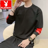 Playboy, осенний лонгслив, брендовая приятная телу трендовая толстовка