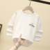 t-shirt trẻ em dài tay áo mùa thu không khí váy baby baby áo khoác 2020 mùa xuân và mùa thu mô hình trẻ em mới của t Han Chao. 