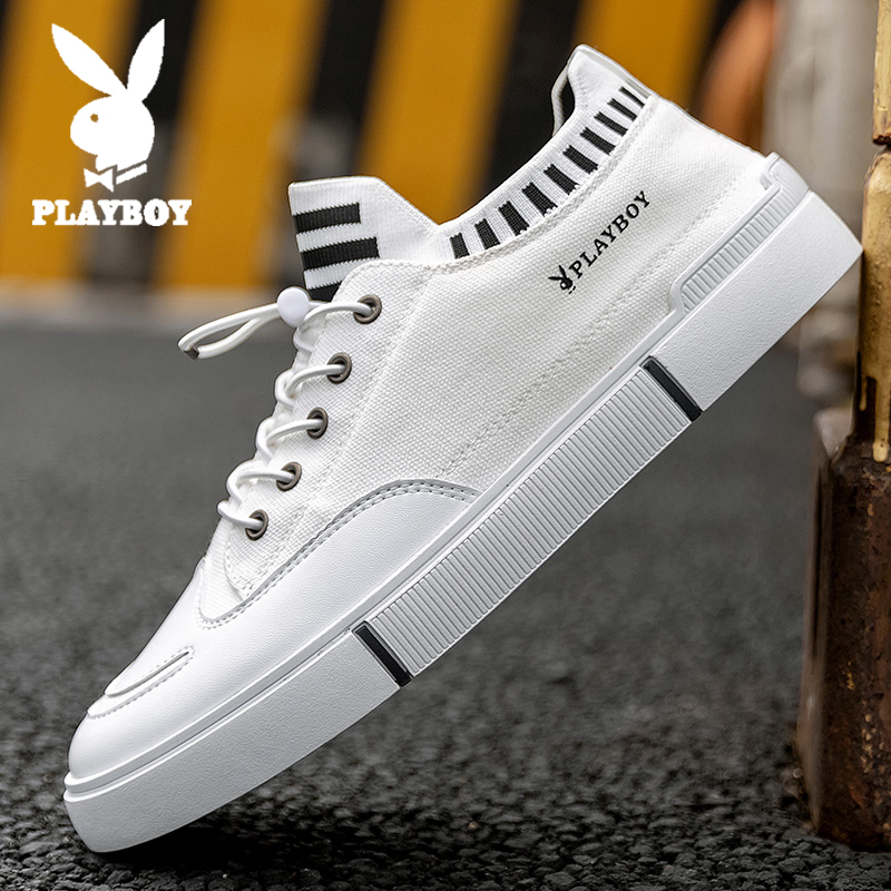 Floral Playboy men's shoes 2022 new summer sails shoes Breathable Trendboard Shoes Men Casual Little White Shoes 100 hitch