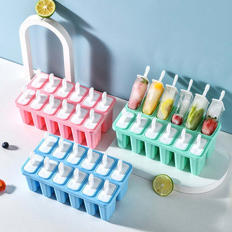 Food grade Silicone Cream Ice Cream Ice Hockey Molds Ice Hockey Molds Home Ice-making Germafrost Stick Instrumental Box God of the Ice Cream