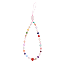 Natural Duobao mobile phone chain pendant crystal gemstone anti-fall mobile phone case wrist pendant Chinese style lanyard female gift