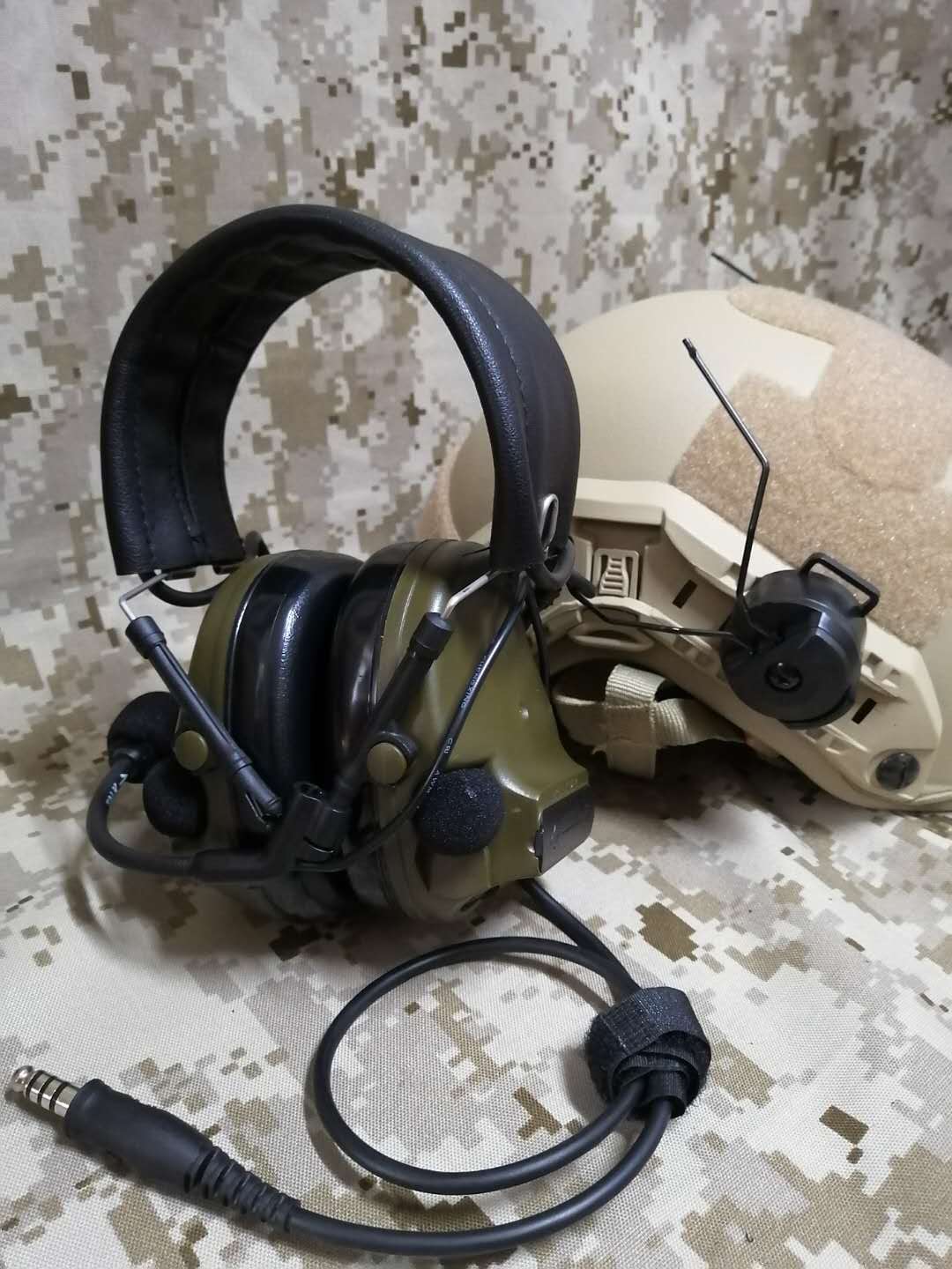 Comtac-III C3 Tactical Noise Reduction Headphone Headset Head-Mounted Version (Available from Stock and Filmed Directly)