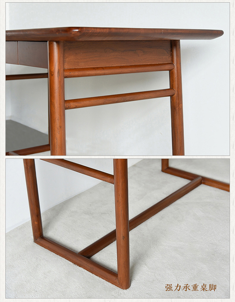 Bàn gỗ rắn mới của Trung Quốc Bàn viết cổ cổ Elm Tranh cổ điển và bàn thư pháp Bàn viết retro - Bộ đồ nội thất sofa gỗ hiện đại