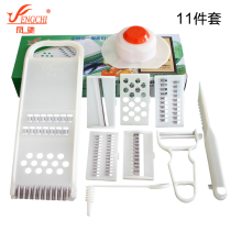 Fengchi multi-function vegetable cutter shredded slice potato shredder vegetable wiper with hand guard grater wire grater