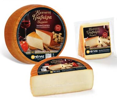 Greece imports Bellas Graveira smoked goat cheese 250g ready-to-eat Western baked breakfast cheese cheese