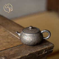 Drink To Jingdezhen Golden Glaze Teapot Day Style Coarse Pottery One Person With Handmade Tea Maker Ceramic Single Pot Tea Set Small Number