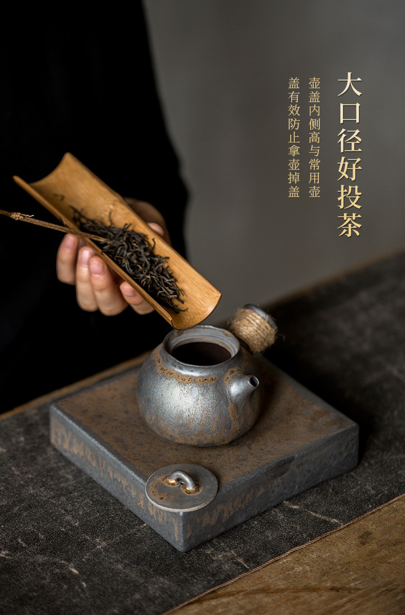 Ultimately responds to hand the teapot Japanese coarse clay POTS to restore ancient ways the pot of gold side small kung fu tea set against the single pot of hot tea