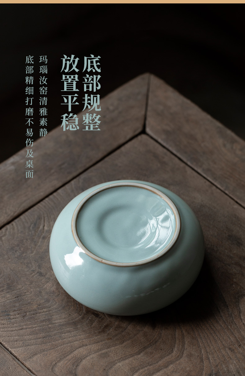 Ultimately responds to high - end porcelain wash to home tea cups zero with large capacity building water water jar with cover large ceramic Chinese style