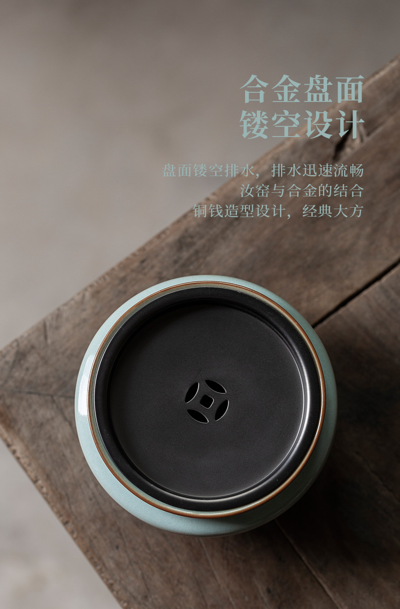 Drinking water of high - end to ceramic belt on your up household tea tea wash water, after the spare parts dross barrels you CiHu bearing