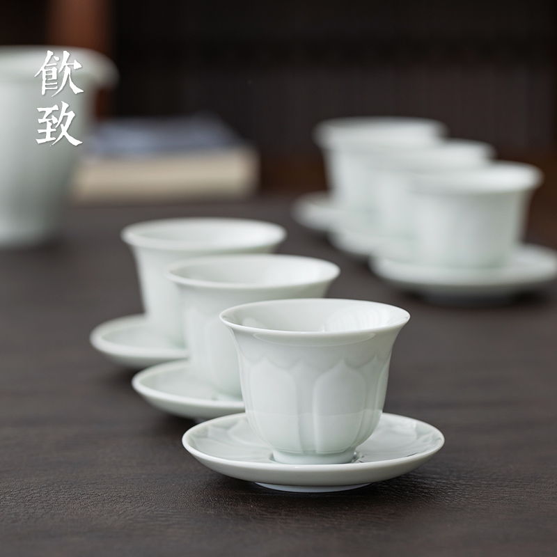 If ultimately responds to lotus cup jingdezhen glaze color sample tea cup manual single cup tea set personal little kung fu master CPU