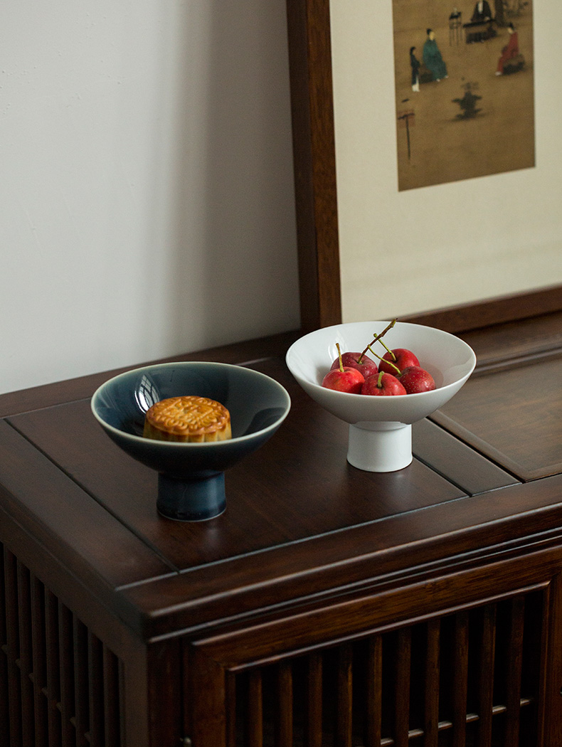 Ultimately responds to restore ancient ways dessert snacks compote tray basket ceramics high tea tray was best tea, fruit nut plate