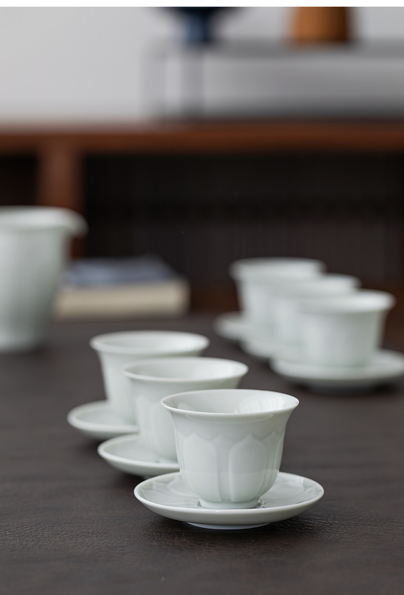 If ultimately responds to lotus cup jingdezhen glaze color sample tea cup manual single cup tea set personal little kung fu master CPU