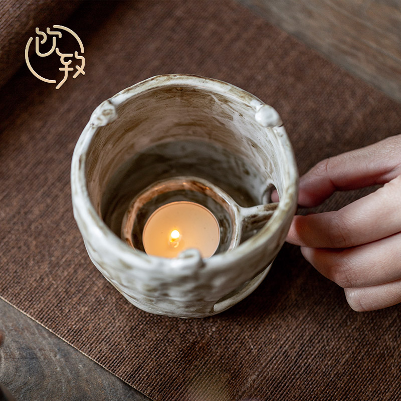 Ultimately responds warm tea table to restore ancient ways the wood up with deterioration insulation base tea based heating stove to warm tea boiled tea stove