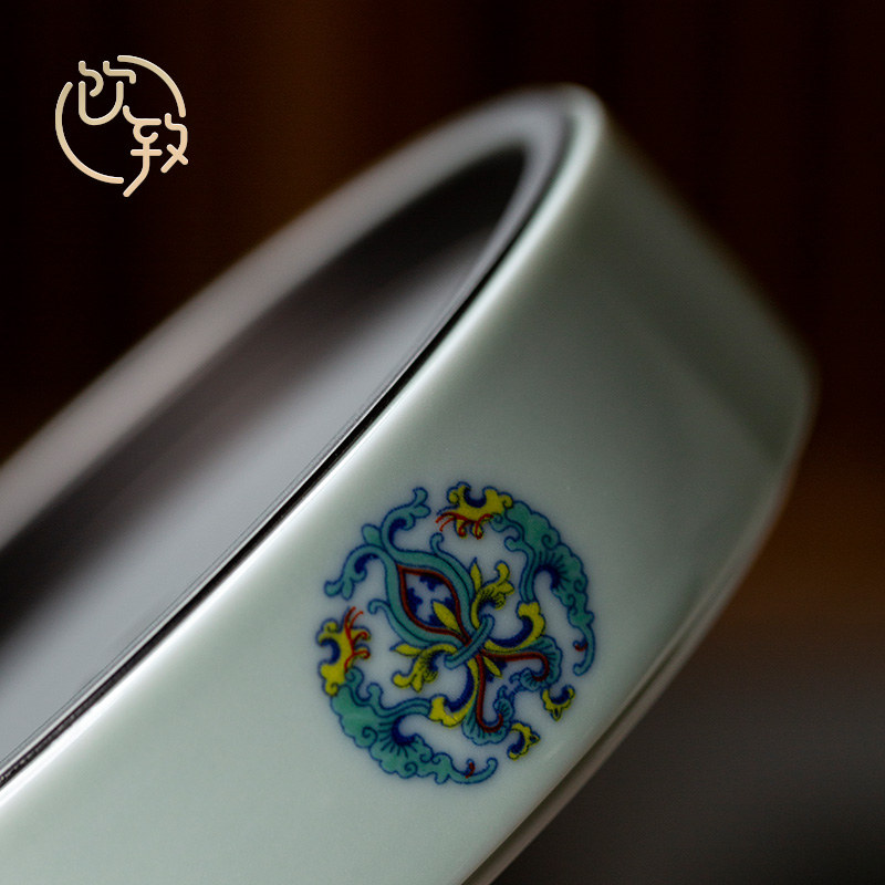Ultimately responds to high - end glair pot bearing separation of jingdezhen ceramic cups tureen pot of water dry terms tray of tea set