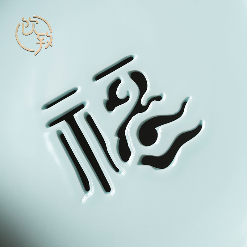 Ultimately responds fruit tray can drop to large Chinese ceramics high tea tray snack tray tea water pot bearing fission