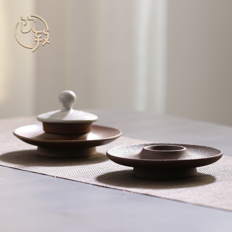Ultimately responds to coarse after getting cover rear violet arenaceous lid doesn cover bearing Japanese tea accessories zero match tureen lid holder frame