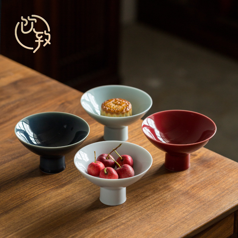 Ultimately responds to restore ancient ways dessert snacks compote tray basket ceramics high tea tray was best tea, fruit nut plate