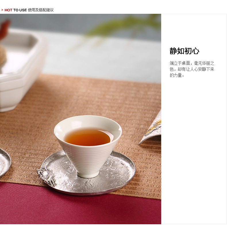 Ultimately responds to the secret glaze ceramic cups Japanese individual sample tea cup jingdezhen kung fu tea set a single master cup single CPU