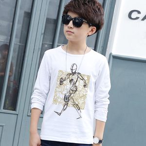 2019新款春秋季儿童长袖t恤男童