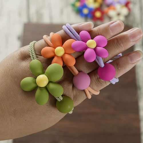 Акриловый ластик на солнечной энергии ручной работы, резинка для волос, аксессуар, большие бусины, «сделай сам»