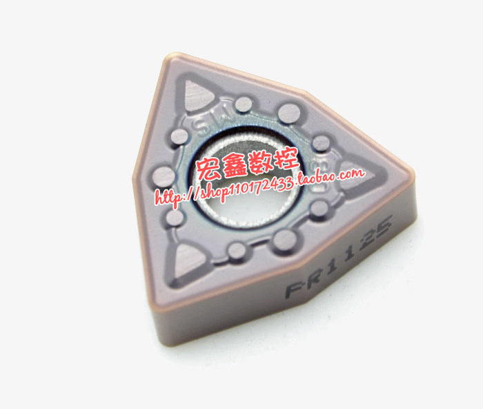 Japan Kyocera Peach Shaped Numerical Control Blade WNMG080404MS PR1125 PR1535 PR1535 Steel Titanium Alloy