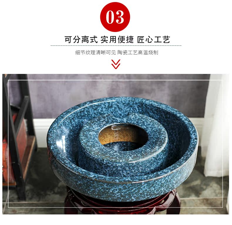 Jingdezhen to live in a small sitting room aquarium desktop furnishing articles ceramic water fountain creative version into gifts