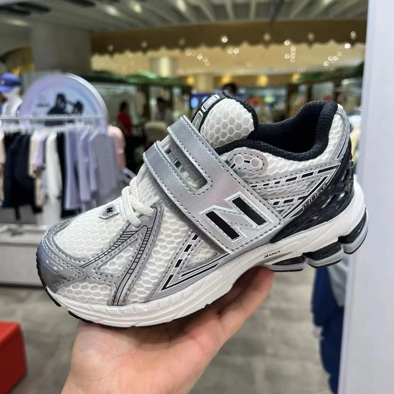 Nb1906 Boys and Girls Shoes, Kidsren's Velcro Sports Casual Shoes, Large, Medium and Small Kidsren's Mesh Breathable Running Shoes for Toddlers