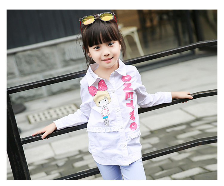 Chemise fille à manche longue - Ref 2085327 Image 25