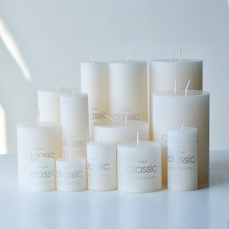 At the time the manufacturer direct sales Nordic ivory white smoke free and tasteless large candle romantic hotel wedding celebration cloth view birthday