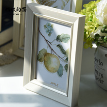 Hipster Nordic modern minimalist 6 inch 7 inch 10 inch 16 inch creative wall photo frame set ins Wind light green