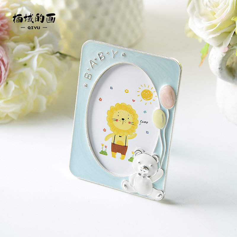 A few early days BABY Japan AfternoonTea children cartoon cute baby 5 inch photo frame with delicate small