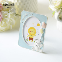 Japan Afternoon Tea children cartoon cute baby 5 inch frame set-up platform exquisite high-end photo frame