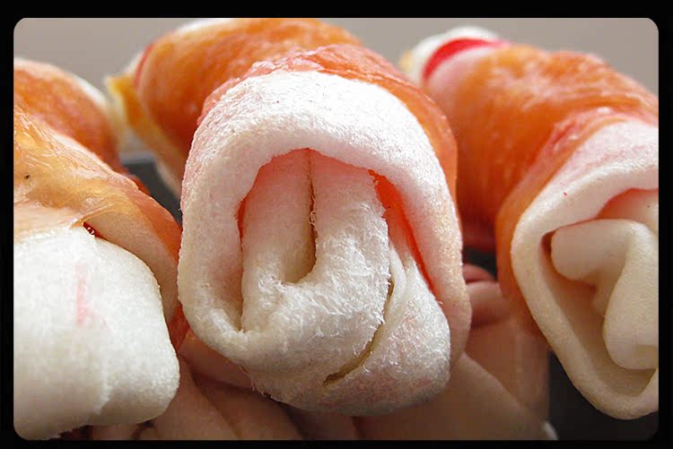 Chó ăn vặt Thú cưng của Mạnh ăn vặt Gà bọc da Hôn 100g Chó tha mồi vàng hạt cho chó
