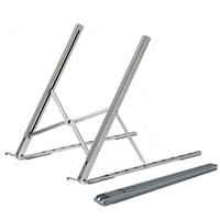 Складная подставка для ноутбука на 10 стопов, серая