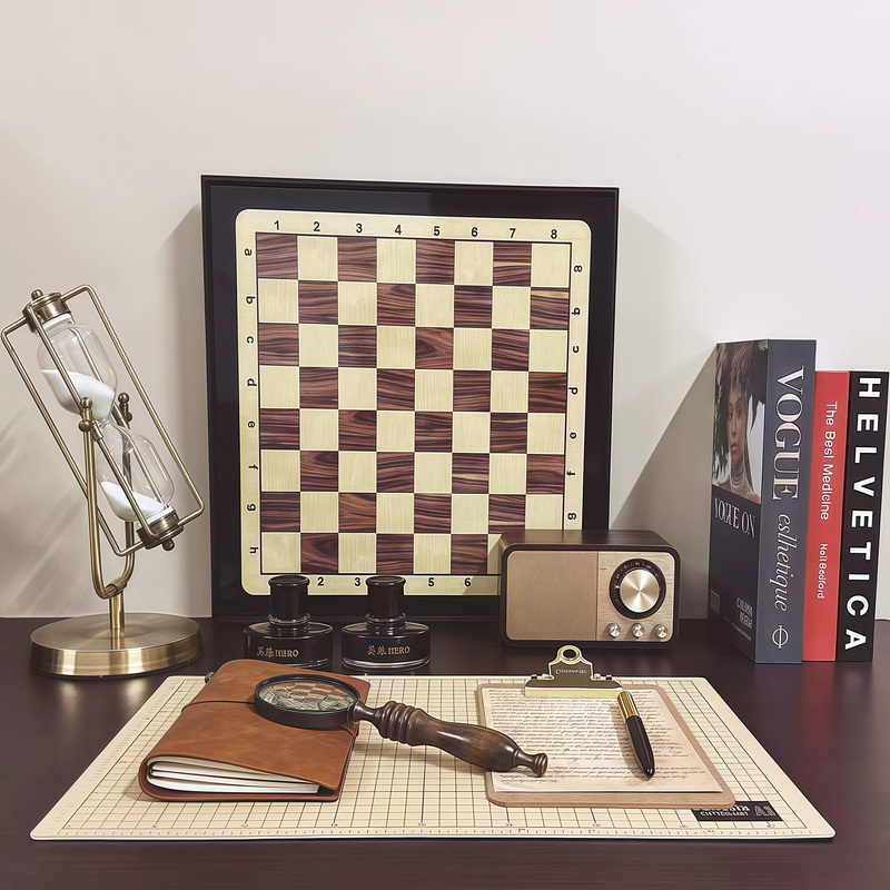European Model Room Study Room Decoration Ornaments Model Room Desk Soft Decoration Retro Notebook Manuscript Pen Magnifying Glass