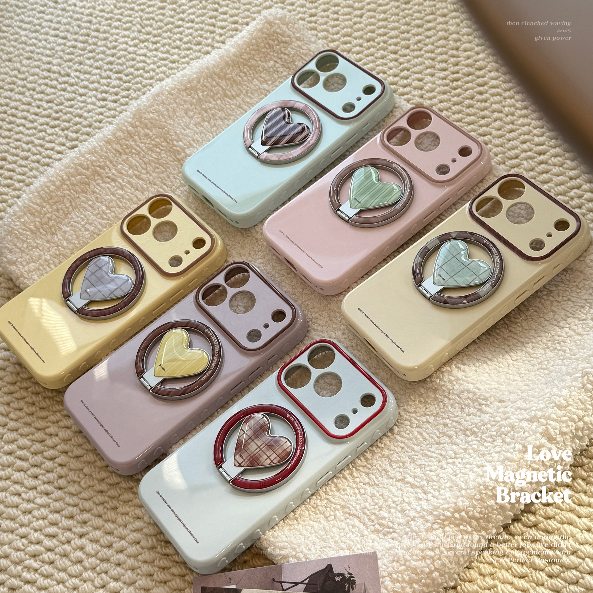 Retro color plaid color-blocking design suitable for Apple 17 Pro Max phone case, iPhone 16 Pro new model 15 Women's 14 Bestie 13 Premium Heart Magnetic Stand 12 Soft Case 17 Creative