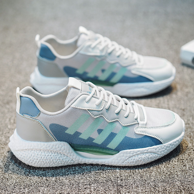 Sneakers men's 2022 new summer breathable thin web noodles Deodorant Students Running Casual Old Daddy Nets Red Tides Shoes