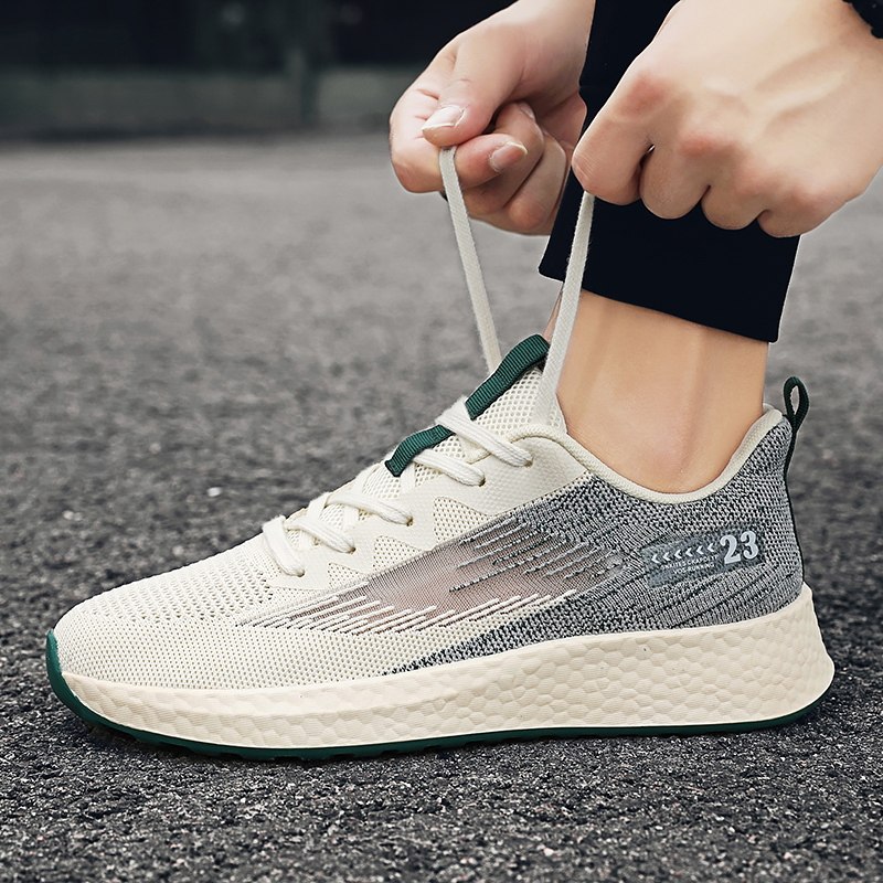 Net shoes men's summer thin breathable mesh sneakers trend all-match student single net running deodorant casual tide shoes