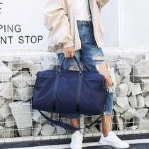 Short-distance travel bag female carrying luggage bag large capacity Light Net Red Travel Bag Men waterproof fitness bag tide