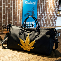 Korean version of net red travel bag male portable short-distance boarding travel luggage bag female large capacity dry and wet separation Fitness Bag