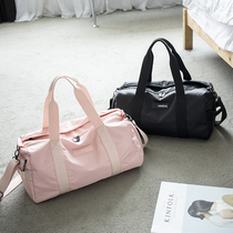 Lightweight and simple waterproof fitness bag womens short-distance portable travel luggage bag mens shoulder fashion travel bag large capacity