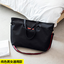 Short-distance travel bag womens hand luggage bag mens large capacity luggage bag simple travel bag lightweight waterproof Fitness Bag