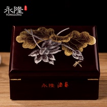 Pingyao lacquerware jewelry box handmade jewelry three gold exquisite Yangzhou high-end multi-layer large capacity wedding gift