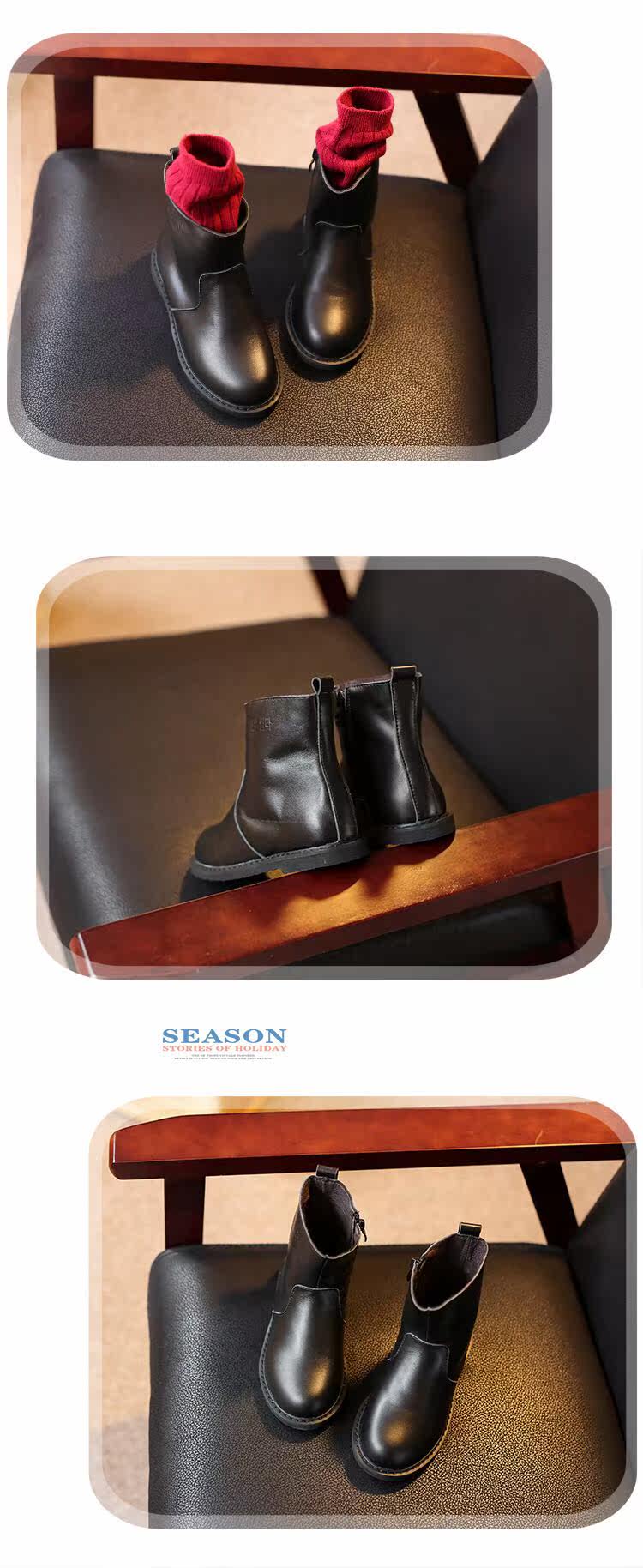 Chaussures enfants en cuir - Ref 1008792 Image 9