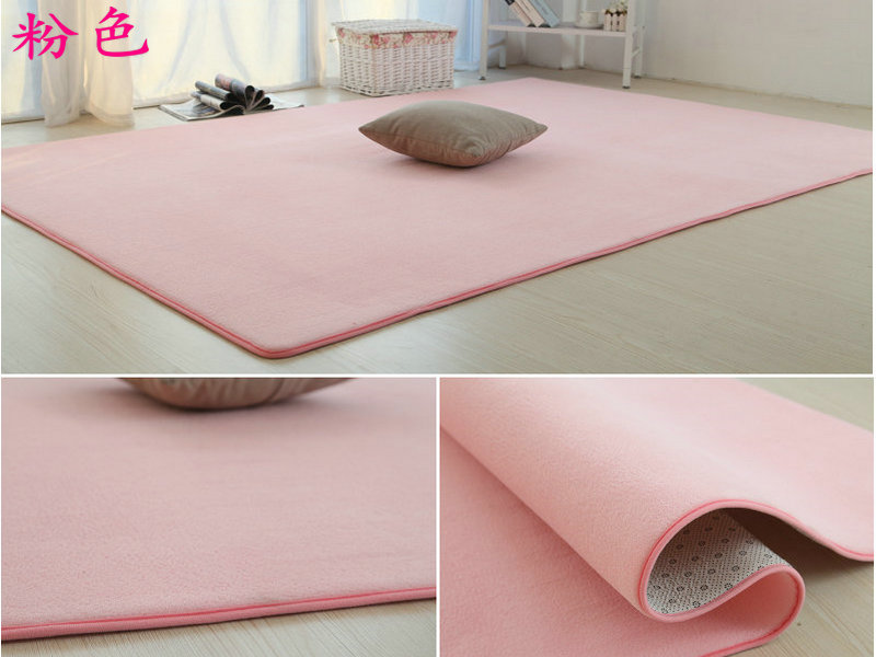 Bàn cà phê thảm dày san hô fleece phòng khách phòng ngủ đầy đủ tatami hộ gia đình hiện đại bột có thể được thiết lập cạnh giường ngủ mat