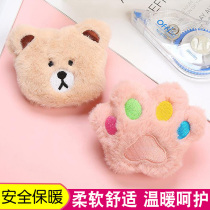 Warm hand egg replacement core self-heating warm egg portable plush cute warm baby hand-holding warm hand Bao student carry around