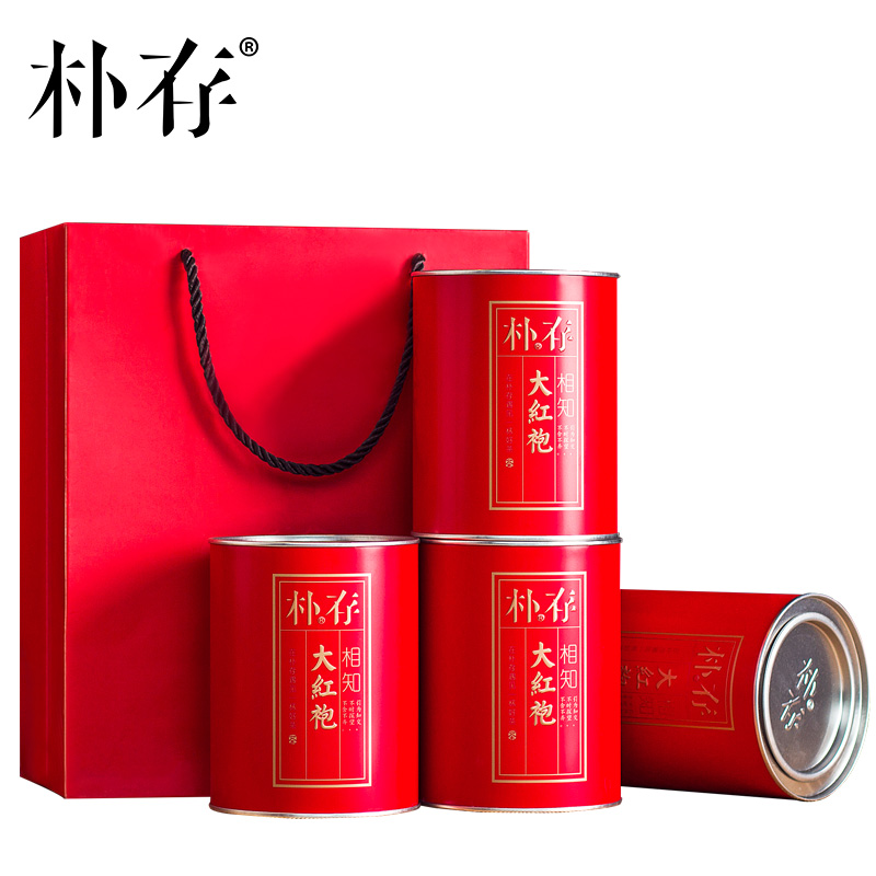朴存武夷山花香大红袍茶叶武夷岩茶散装礼盒装乌龙茶浓香型400g
